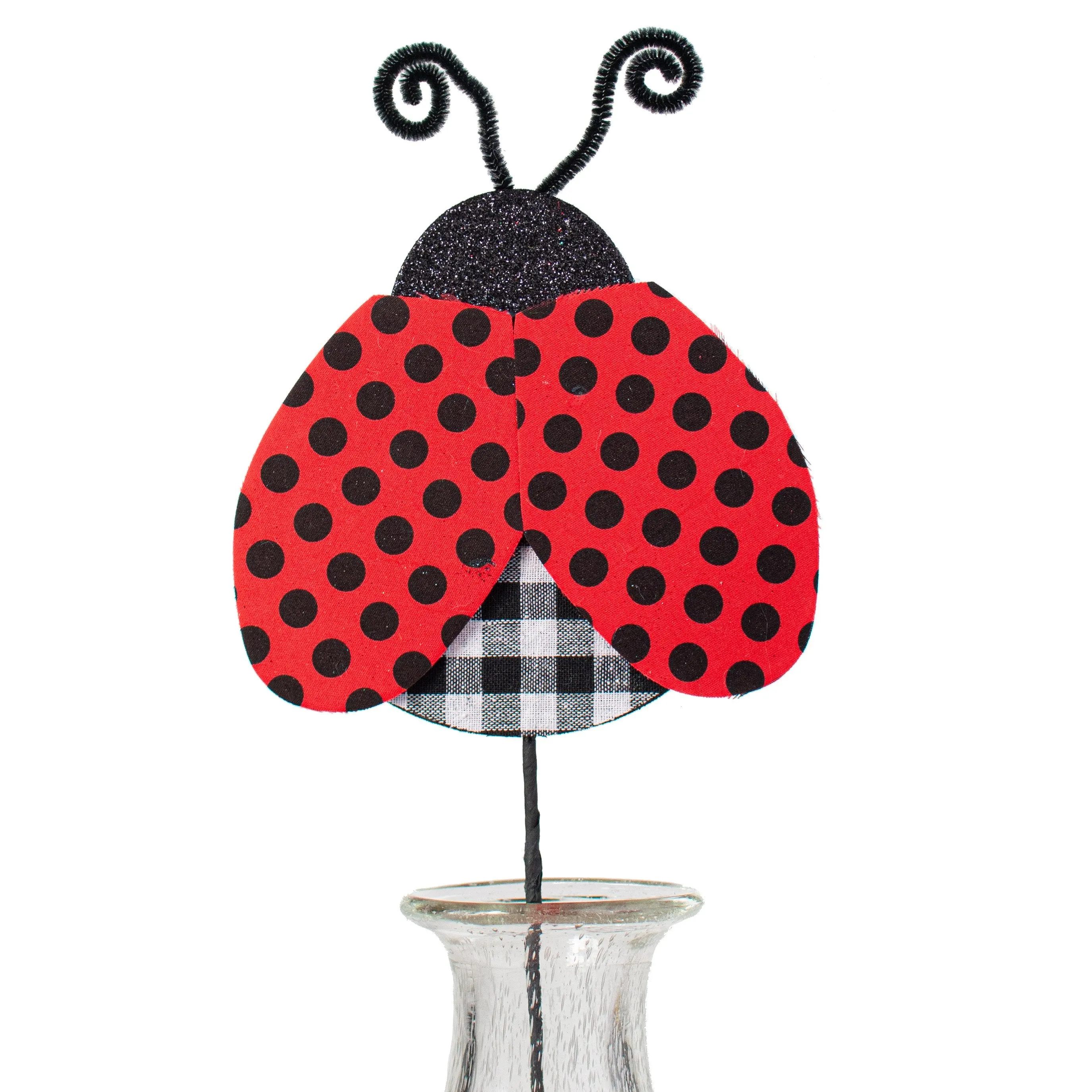 20" Polka Dot & Check Ladybug Spray
