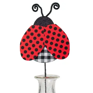 20" Polka Dot & Check Ladybug Spray