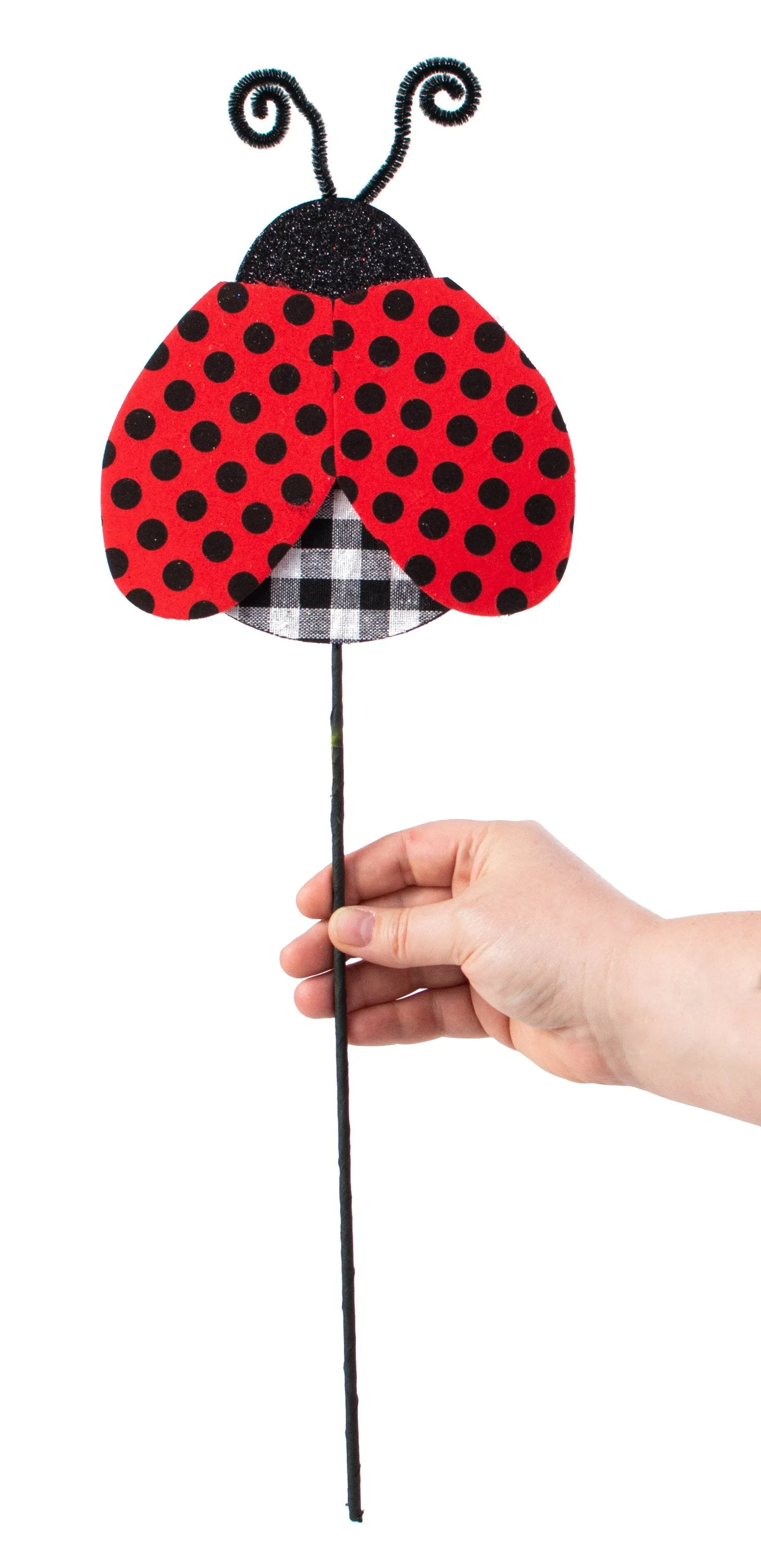 20" Polka Dot & Check Ladybug Spray