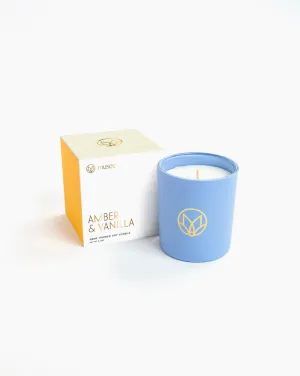 amber   vanilla soy candle