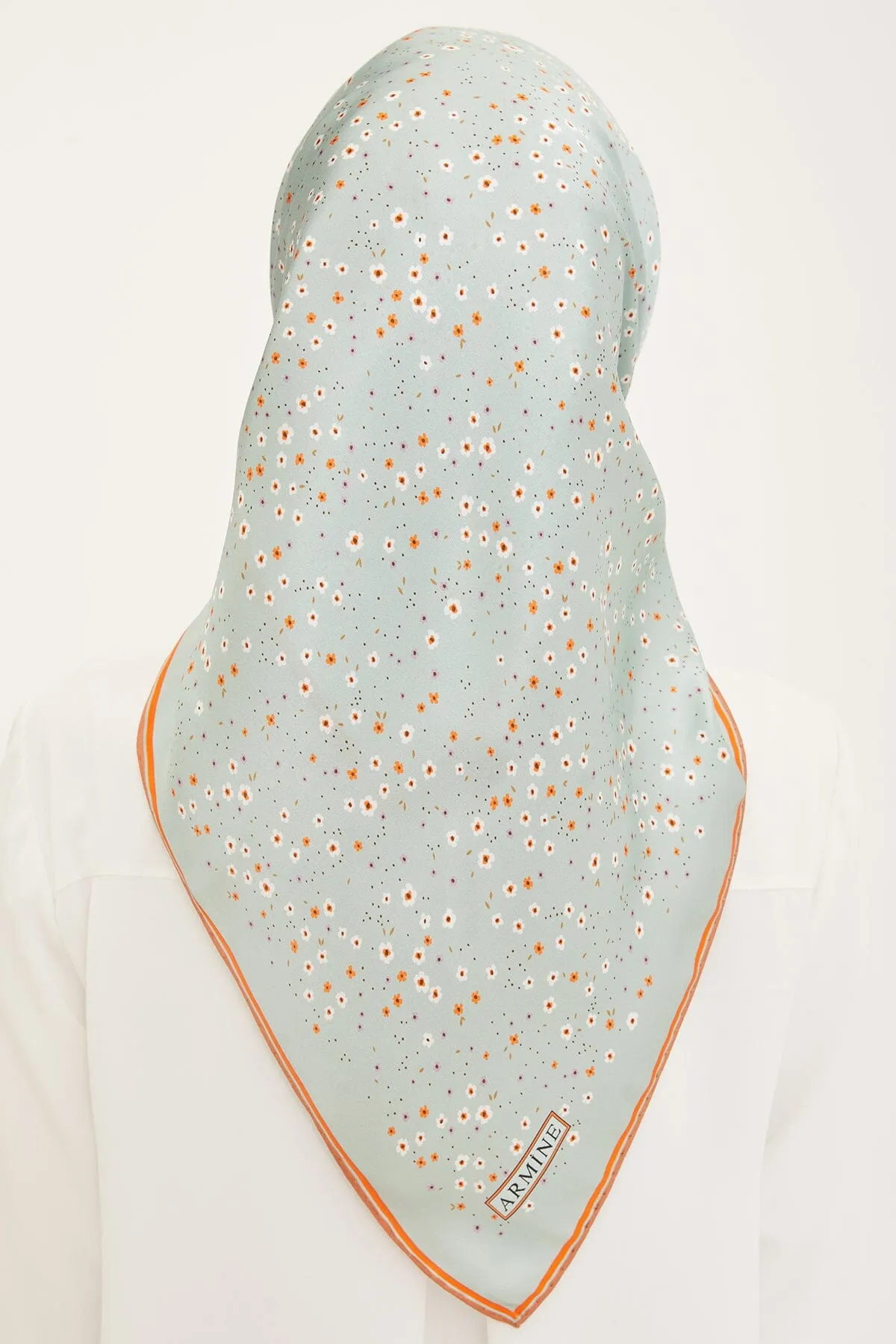 Armine Meadow Floral Silk Scarf #9