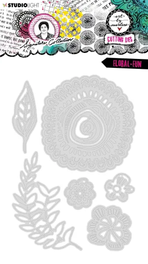 Art By Marlene - Signature Collection -  Floral Fun Cutting Die