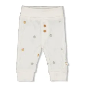 AUTUMN SWEETNESS - Super Sweet Embroidered Rib Knit Pants