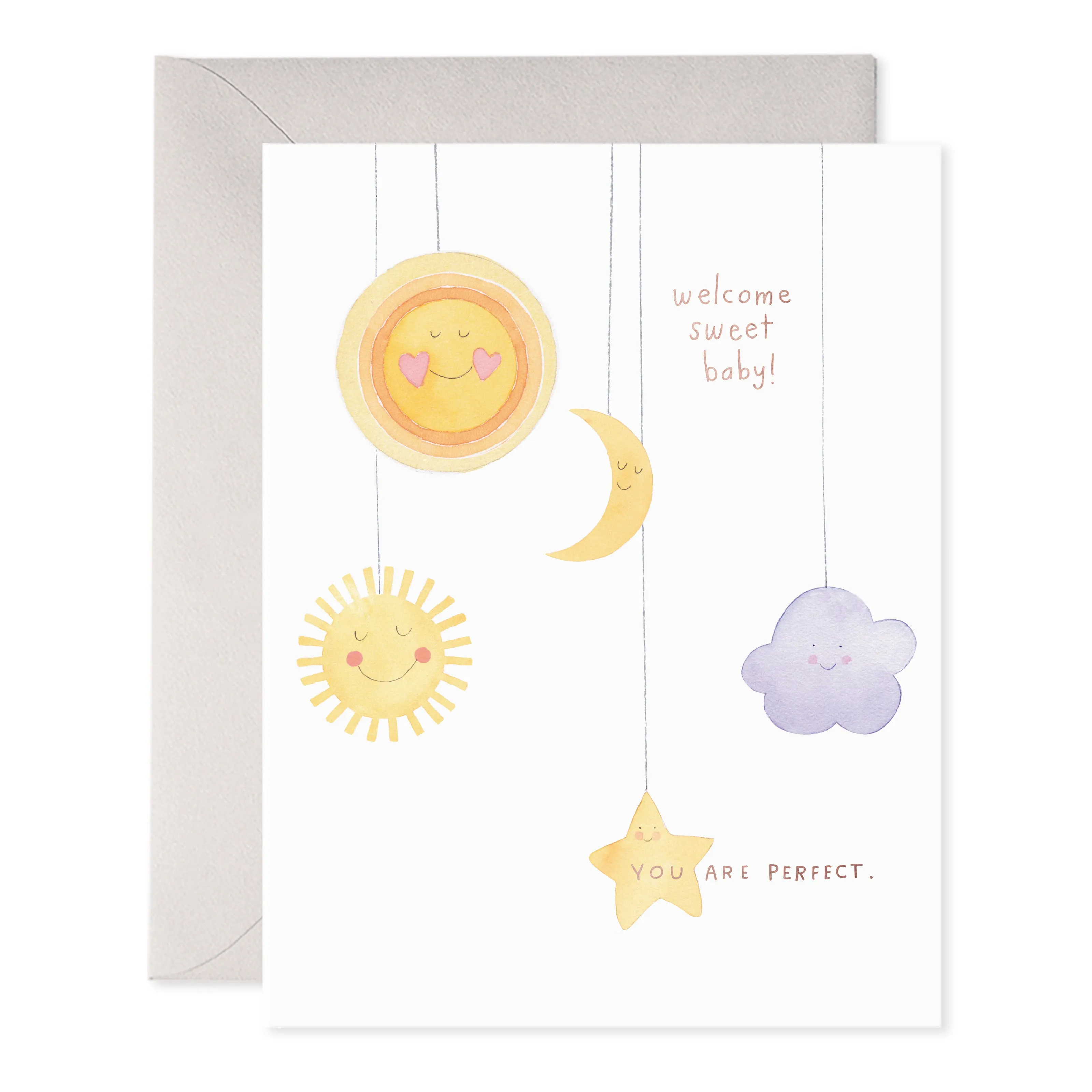 Baby Mobile Greeting Card