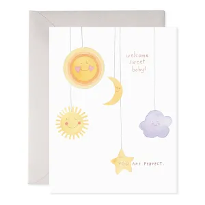 Baby Mobile Greeting Card
