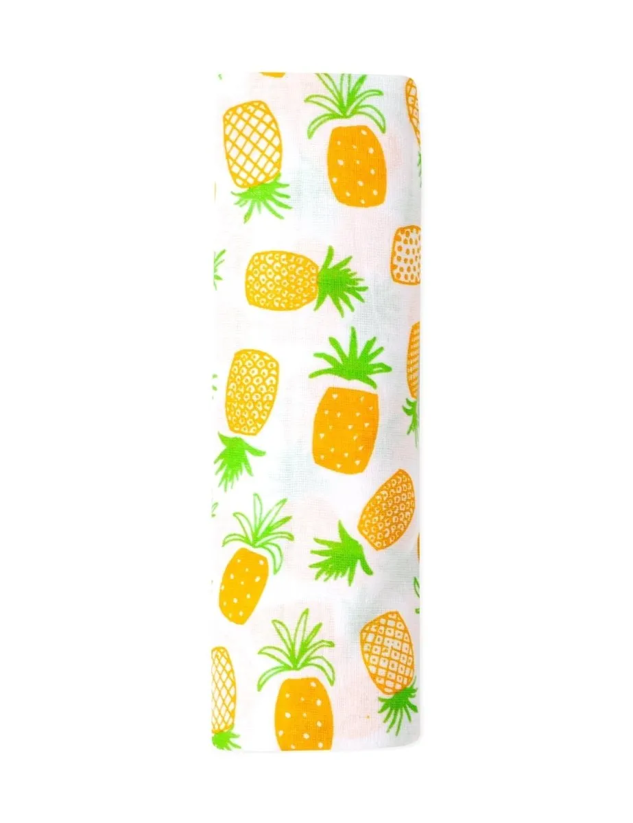 Baby Swaddle Wrap Combo- Fruity Watermelon, Fruity Pineapple & Fruity Lime