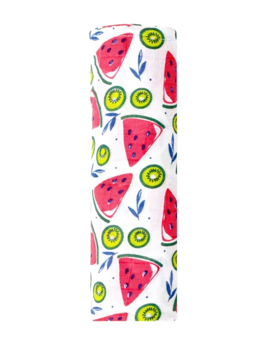 Baby Swaddle Wrap Combo- Fruity Watermelon, Fruity Pineapple & Fruity Lime