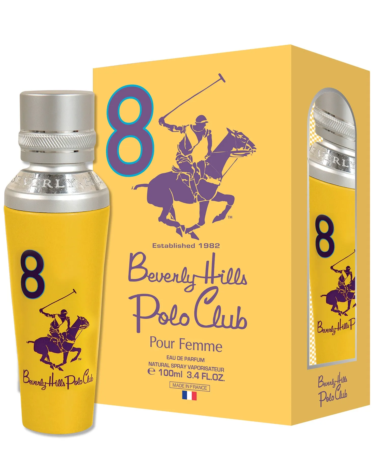 Beverly Hills Polo Club Sport 8 Eau De Toilette For Women 100ml, BHPC5052