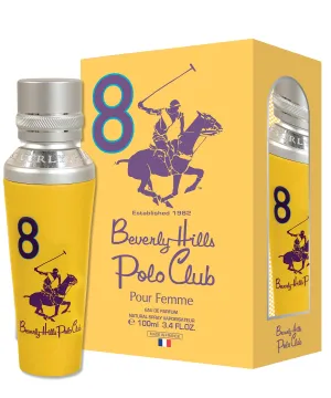 Beverly Hills Polo Club Sport 8 Eau De Toilette For Women 100ml, BHPC5052