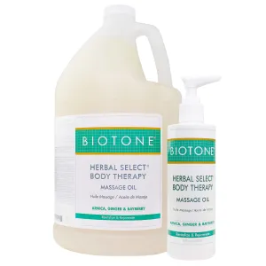 Biotone Herbal Select Body Therapy Massage  Oil