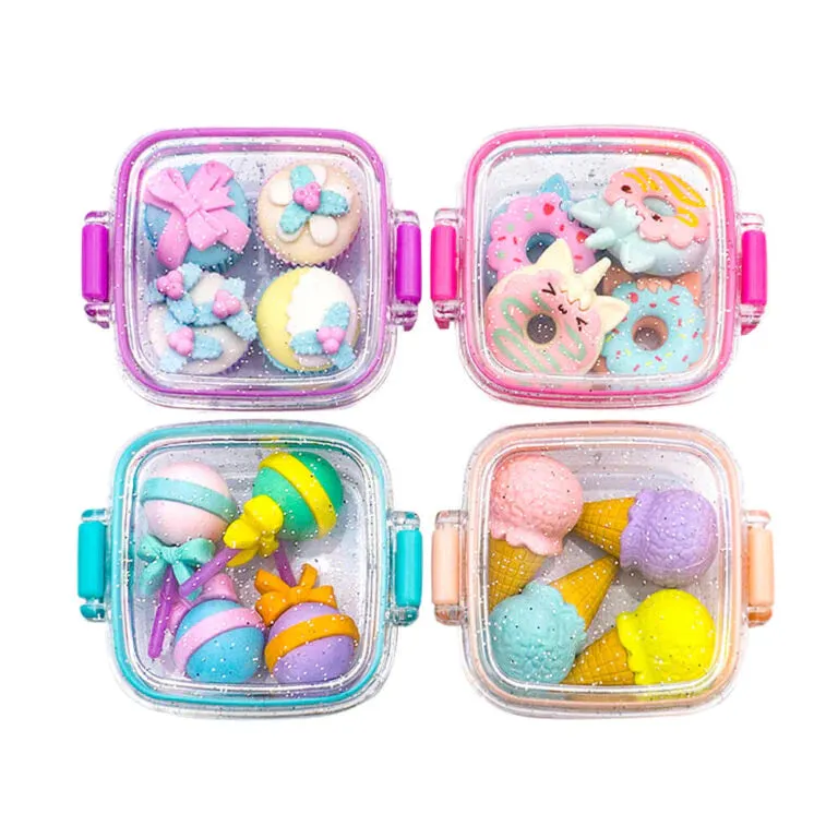 CandyLand Delicious Desserts Eraser Set of 4