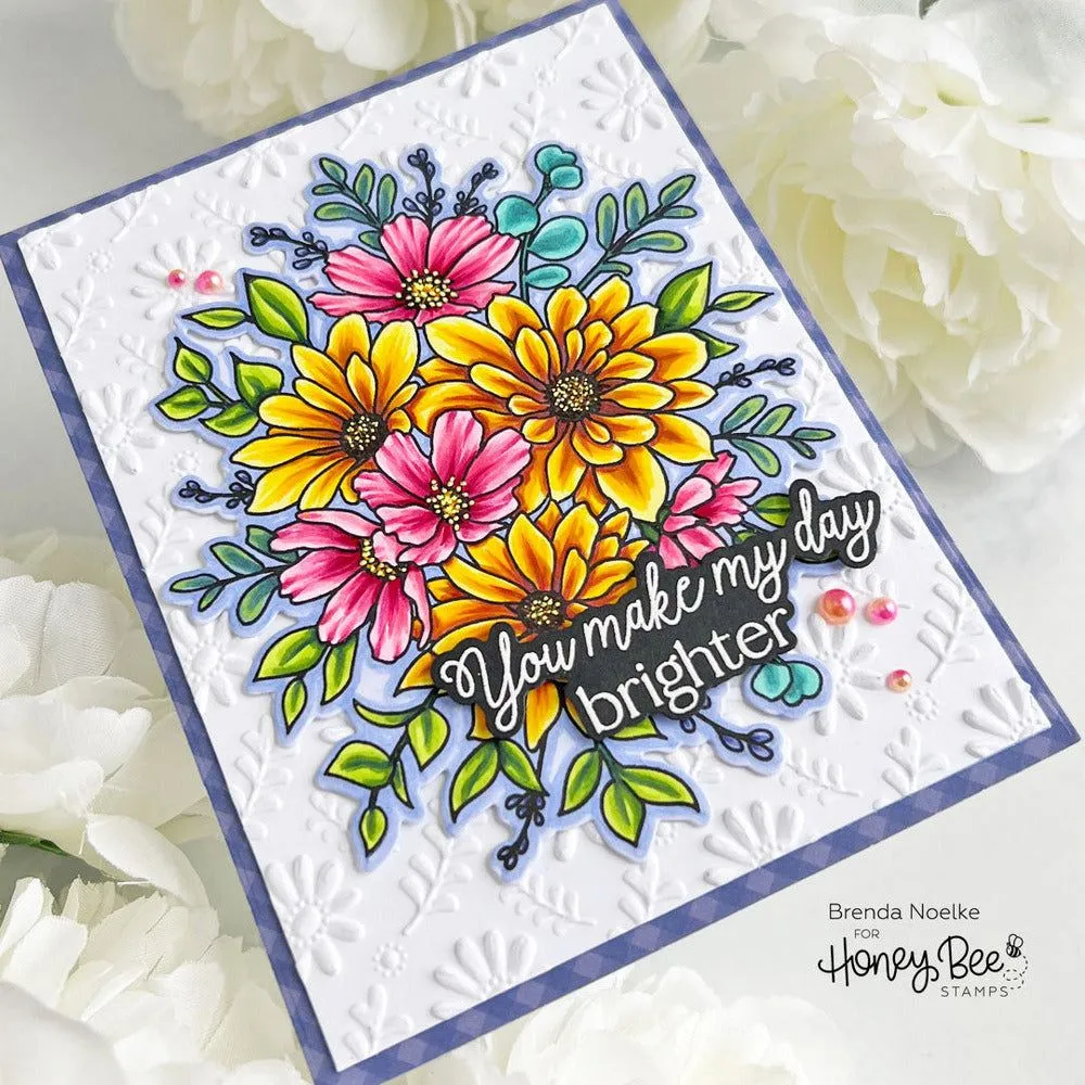 Daisy Layers Bouquet - 6x8 Stamp Set