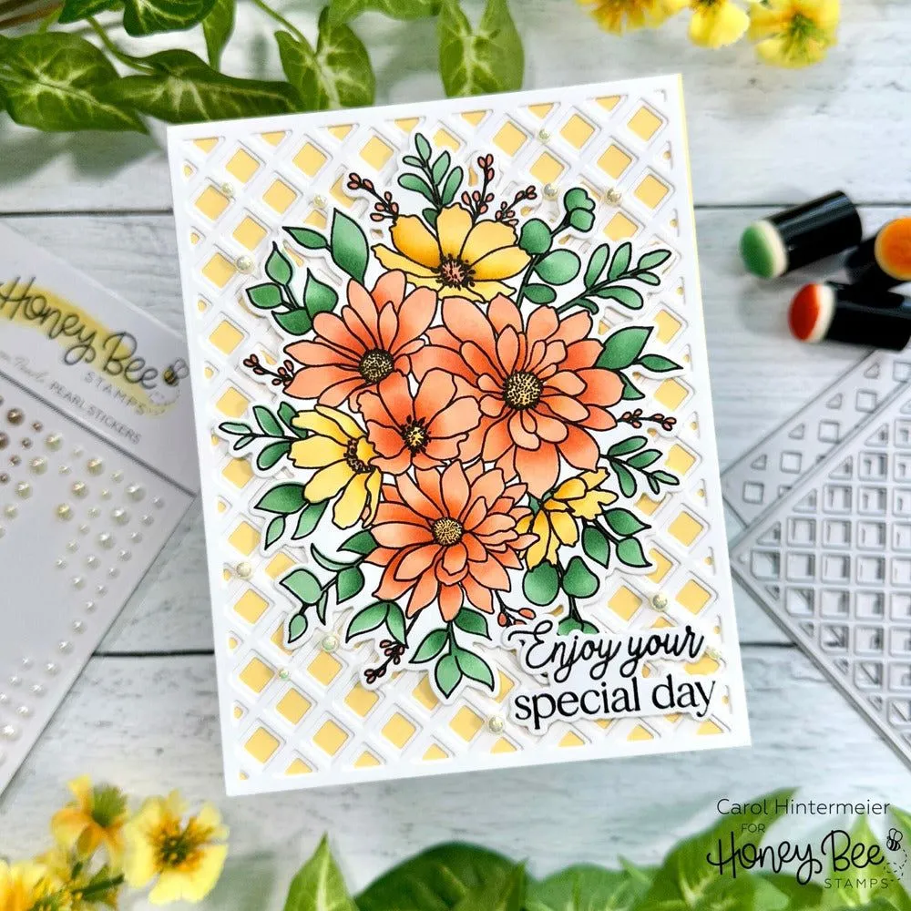 Daisy Layers Bouquet - 6x8 Stamp Set