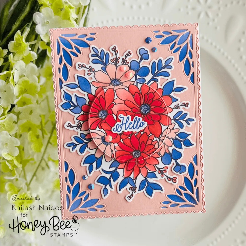 Daisy Layers Bouquet - 6x8 Stamp Set