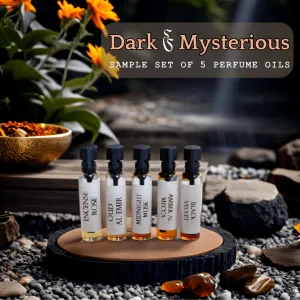 Dark & Mysterious Perfume Oils Sample Pack