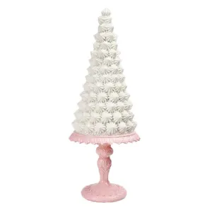 December Diamonds 14.5In White Meringue Cake.