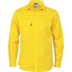 Dnc Workwear Cool-breeze Cotton Long Sleeve Work Shirt - 3208