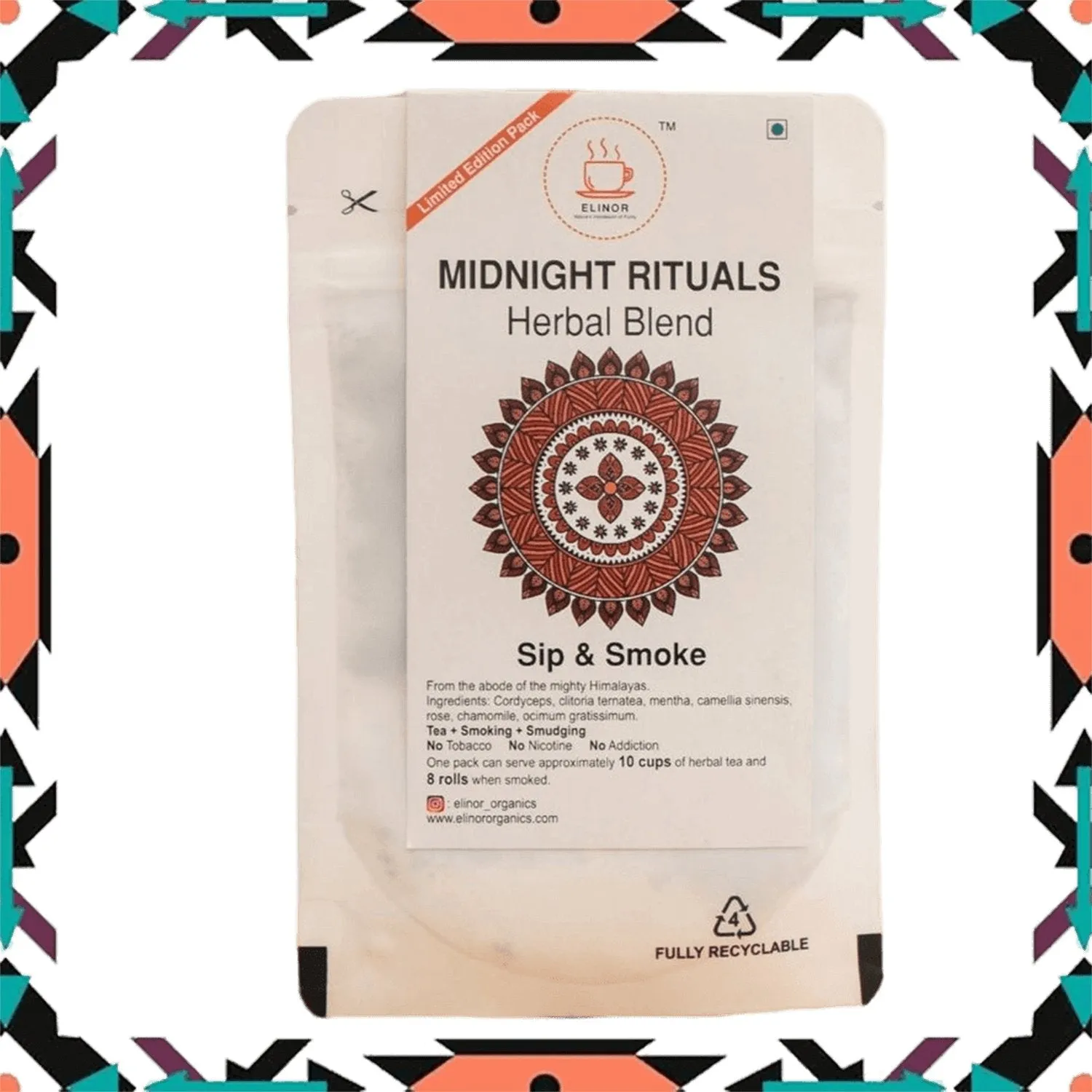 Elinor Organics - Midnight Rituals | Herbal Smoking Blend