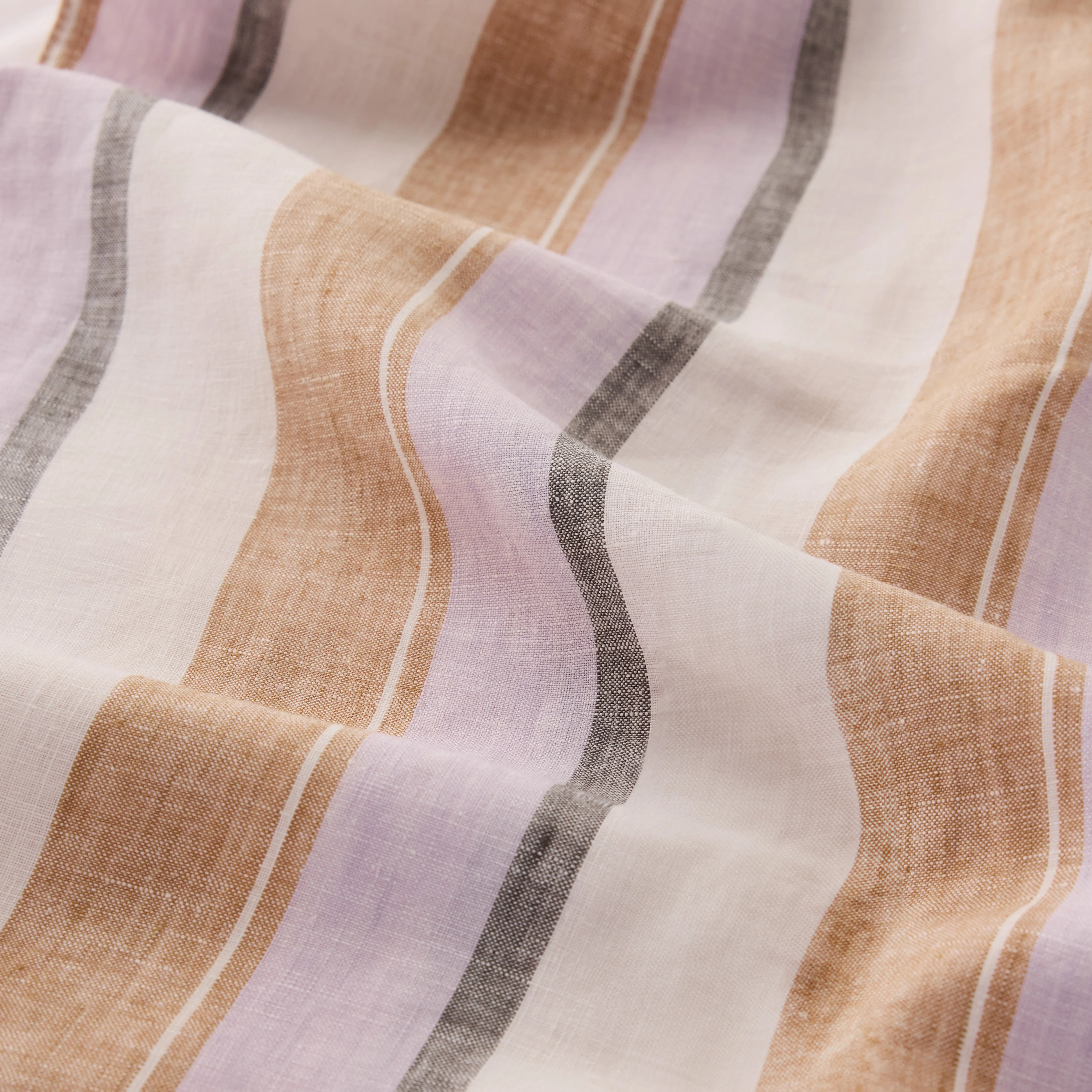 Eve Linen - Martha Stripe Flat Sheet