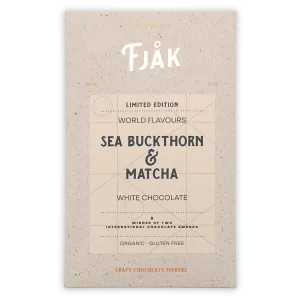 Fjåk Sea Buckthorn & Matcha White Chocolate (Limited Edition)