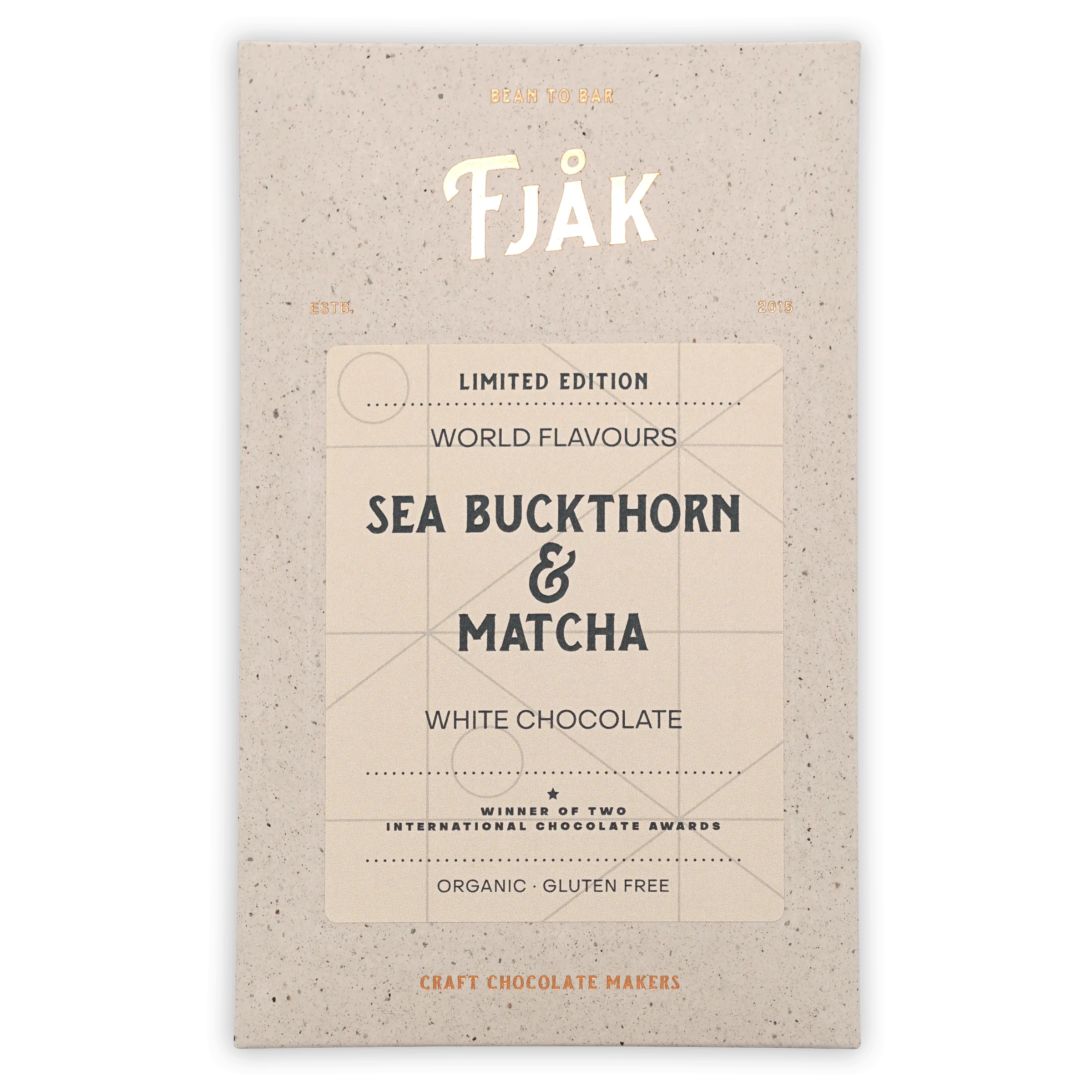 Fjåk Sea Buckthorn & Matcha White Chocolate (Limited Edition)