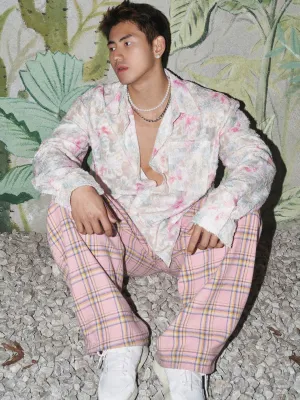 Floral Pastel Button-Up Shirt