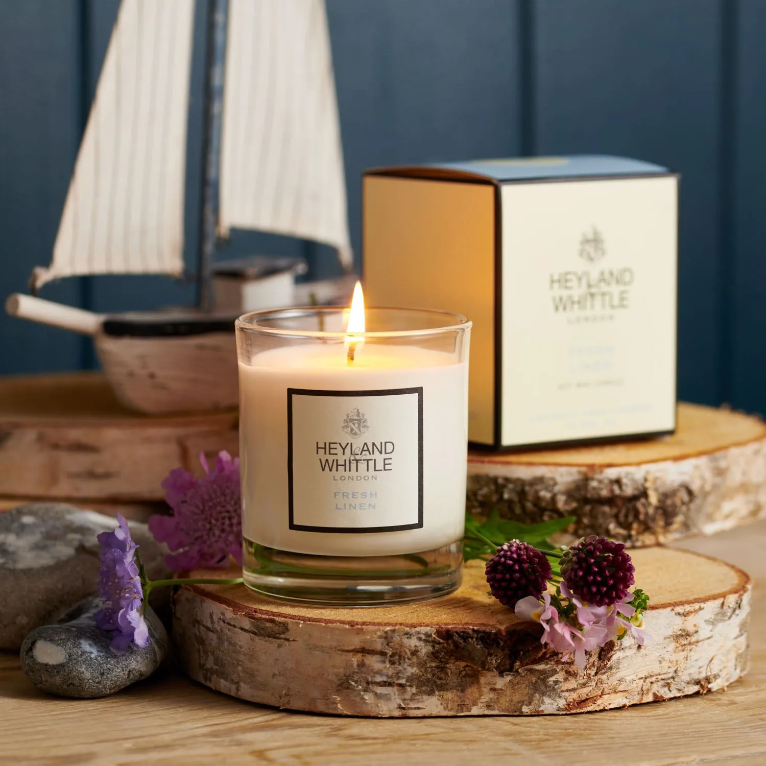 Fresh Linen Candle in a Glass 230g