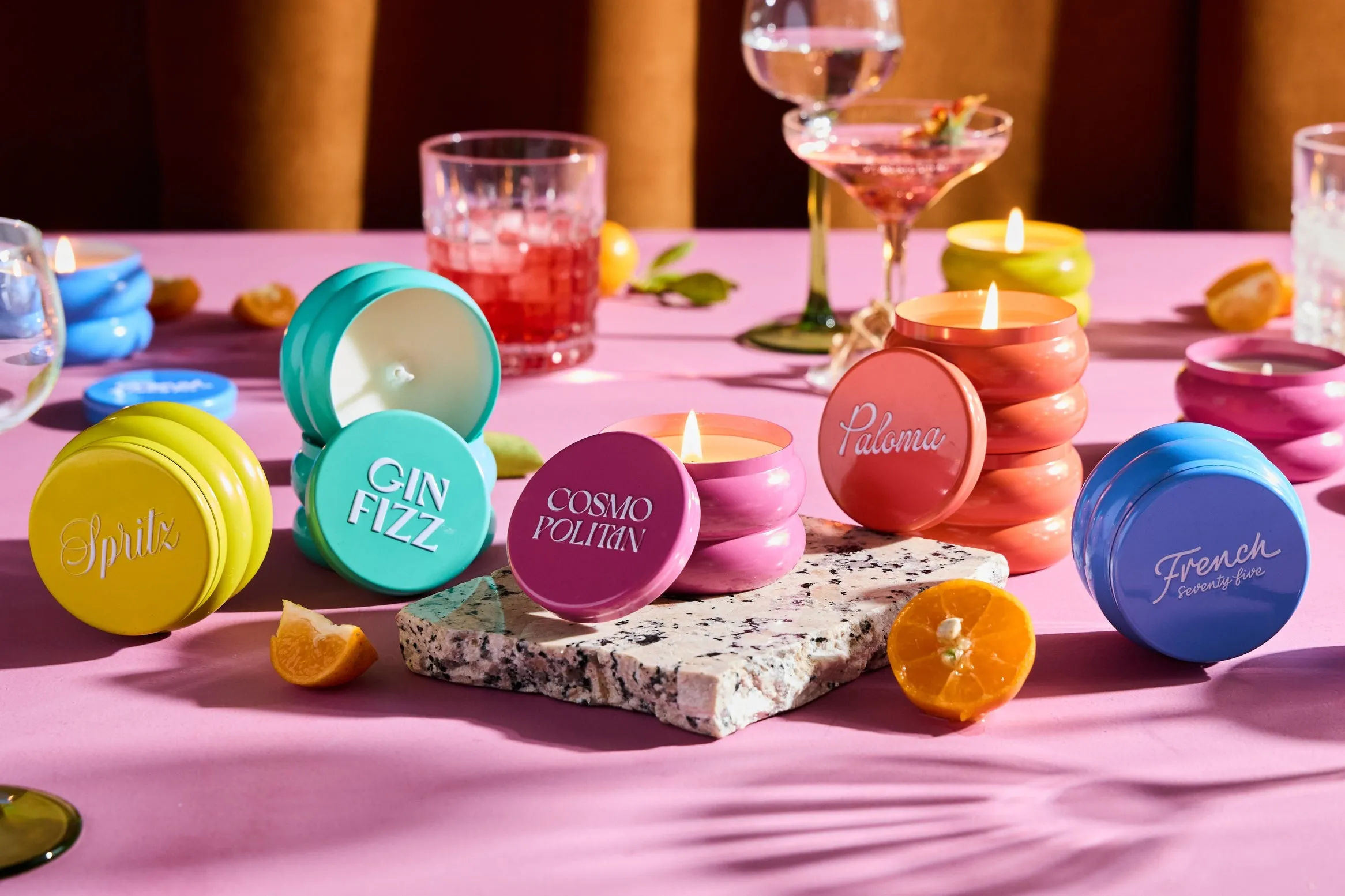 Gin Fizz Candle 3.5 oz by Rewined