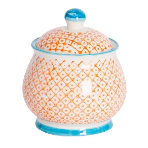 Hand Printed Sugar Bowl - By Nicola Spring