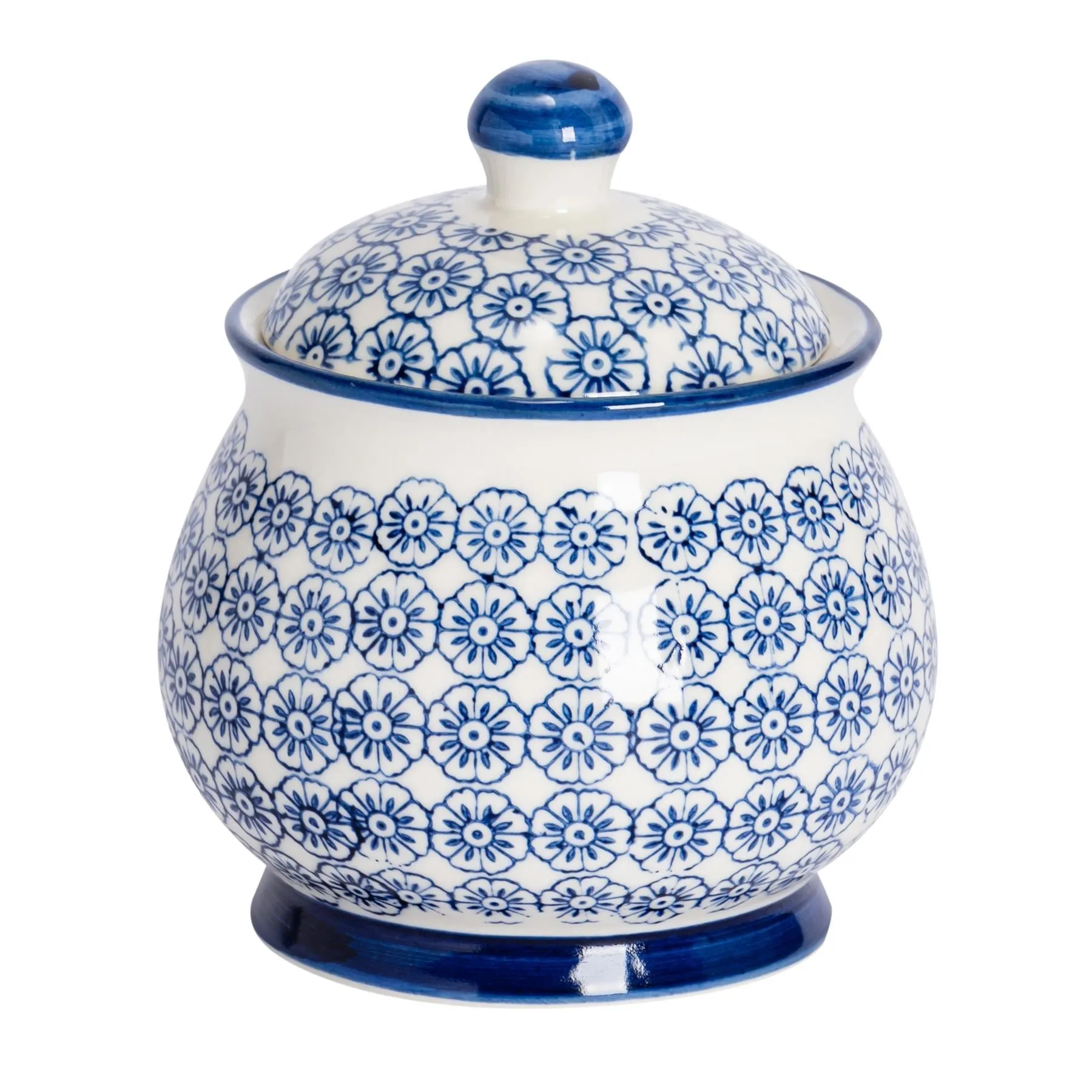 Hand Printed Sugar Bowl - By Nicola Spring