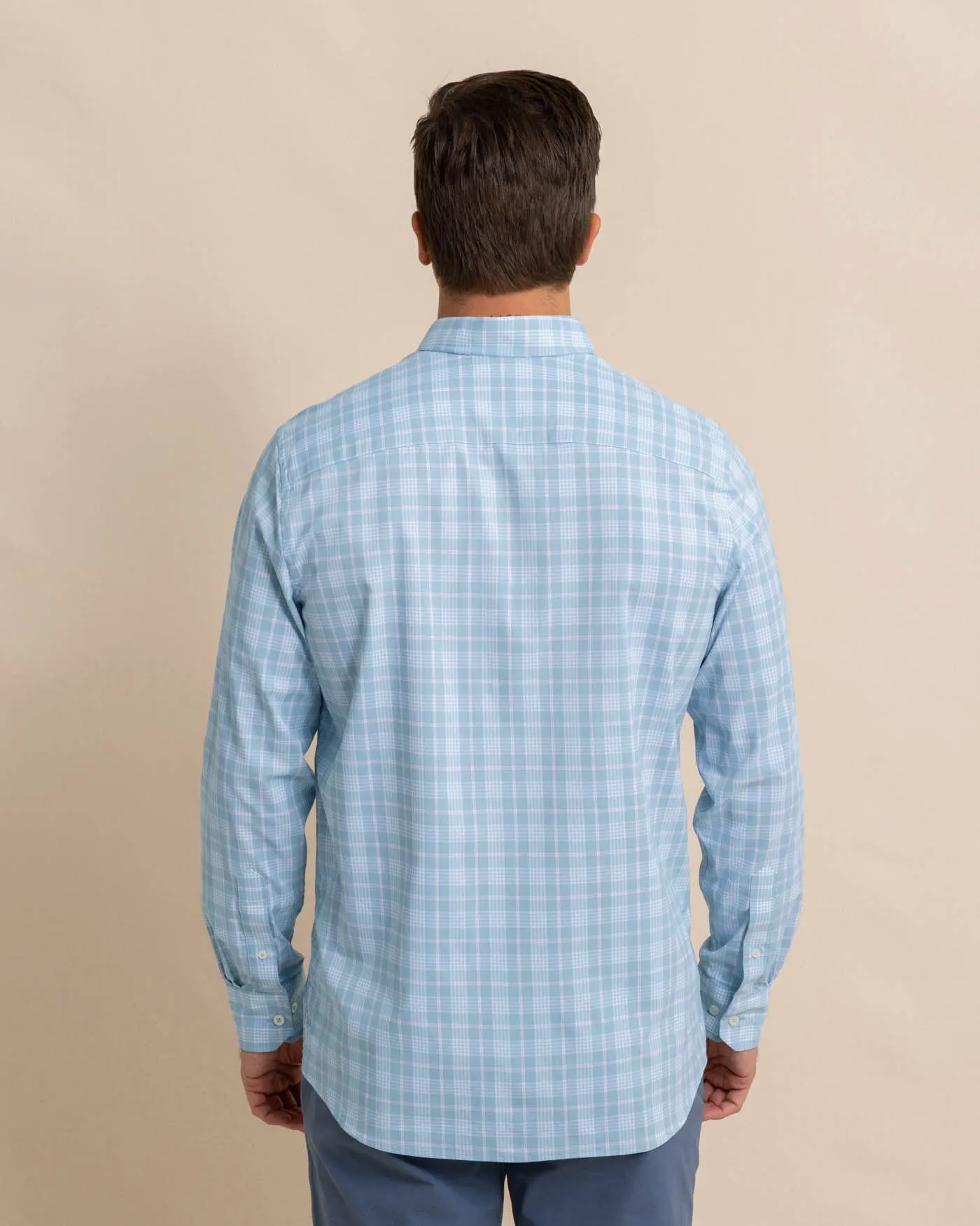 Intercoastal Primrose Plaid Long Sleeve Sport Shirt