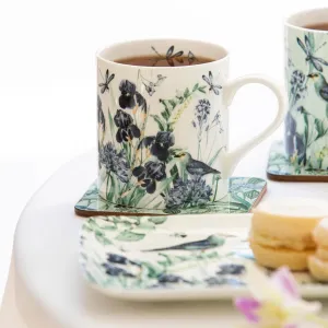 Iris Garden Bone China Mug
