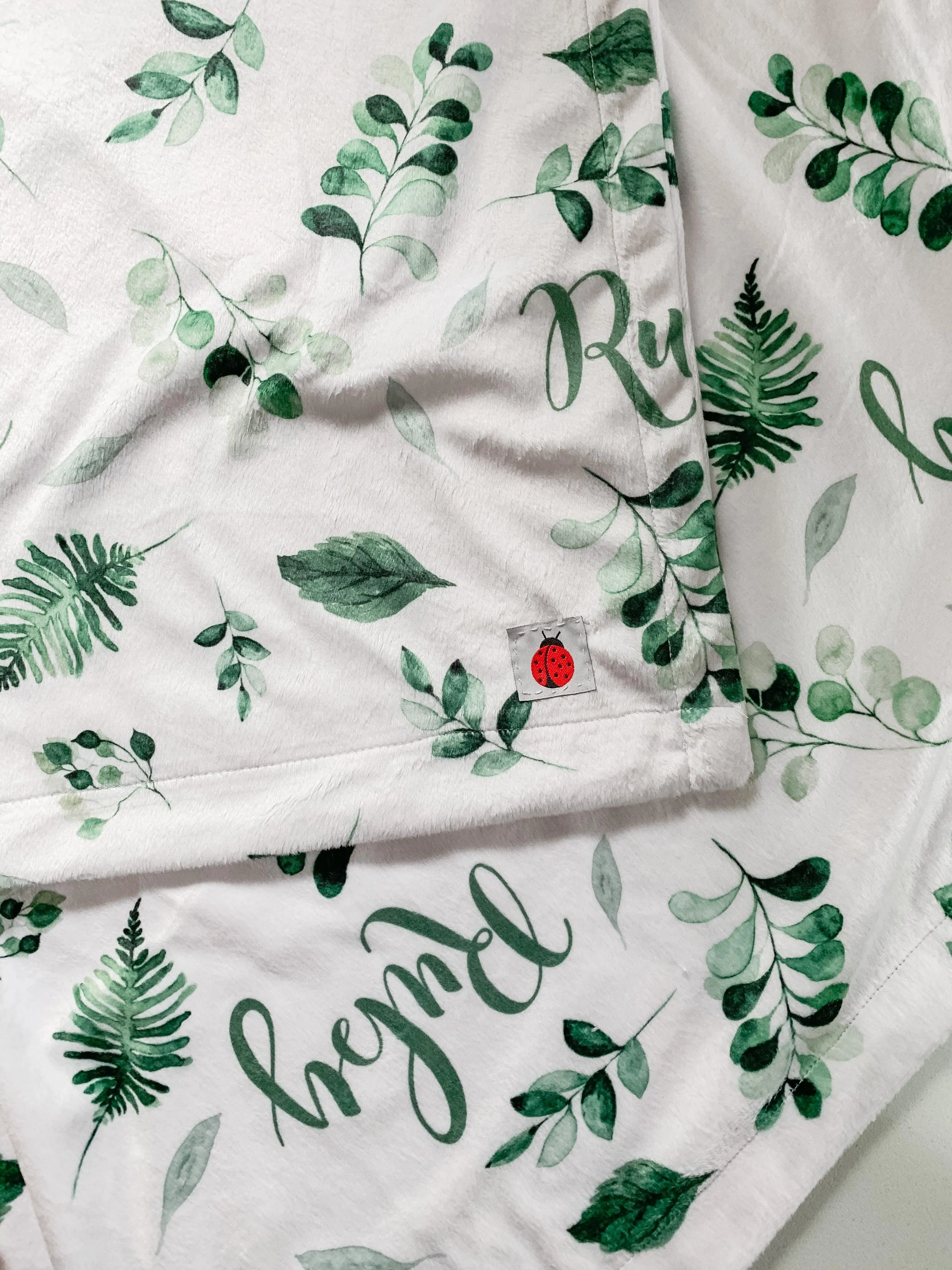 Ivy & Sage Personalized Minky Blanket (Smooth Minky)
