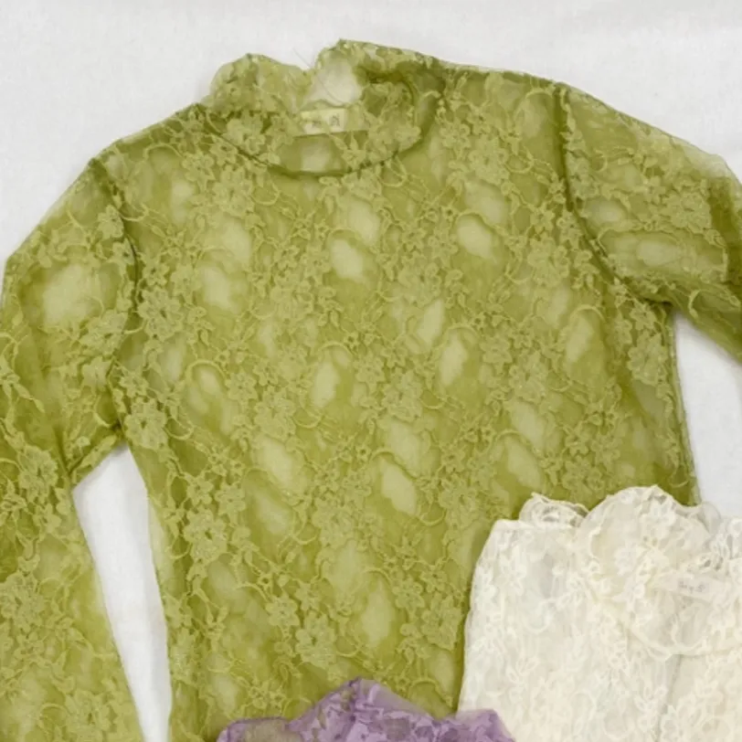 Jones Floral Print Lace Long Sleeve Top