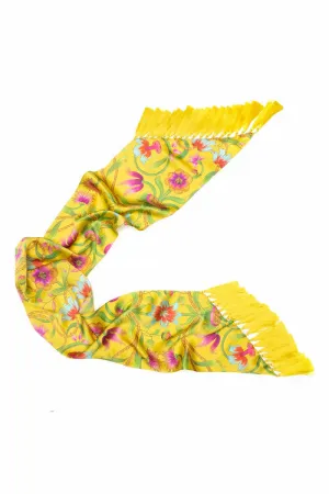Kamakura Silk Fringe Scarf