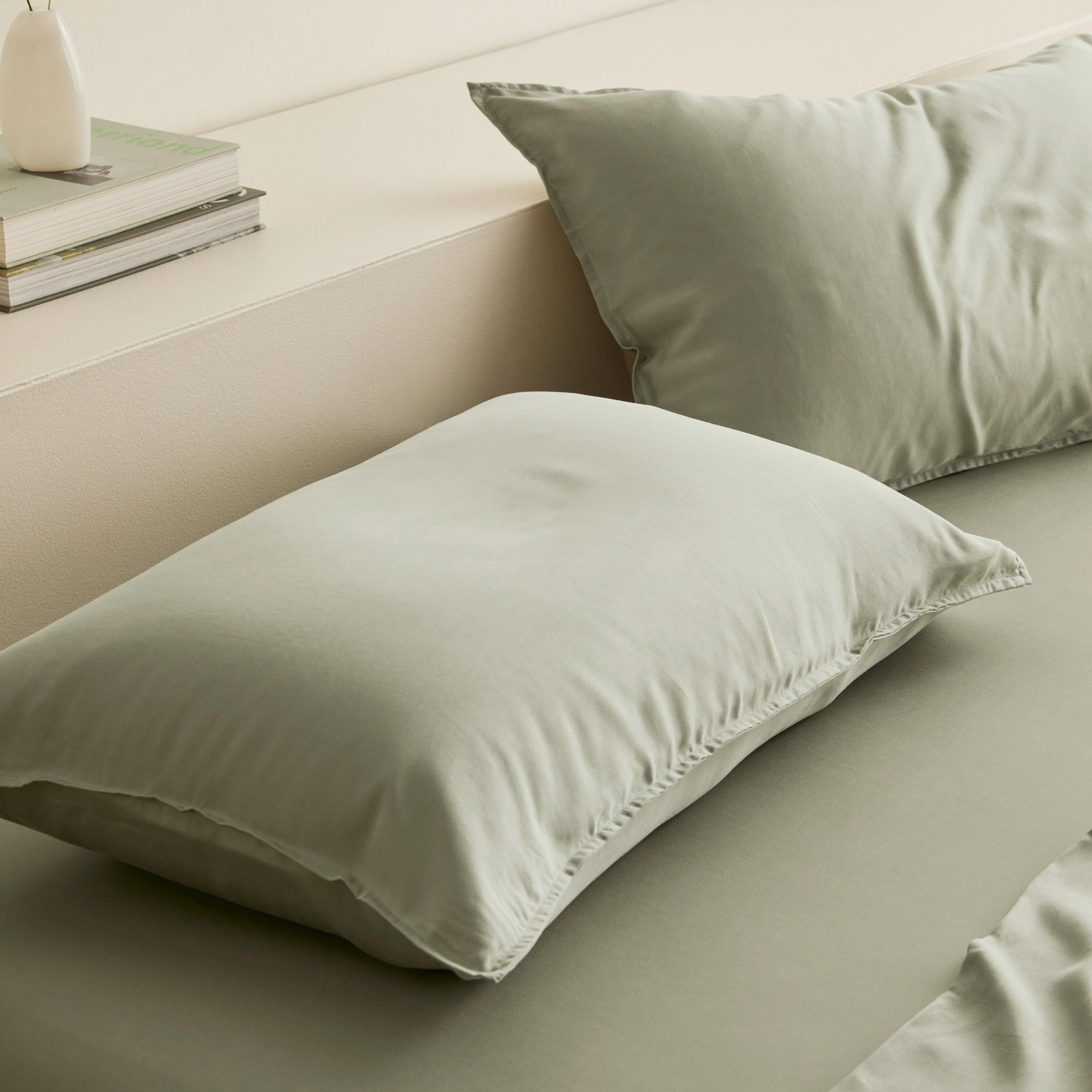Kane Bamboo - Sage Pillowcases