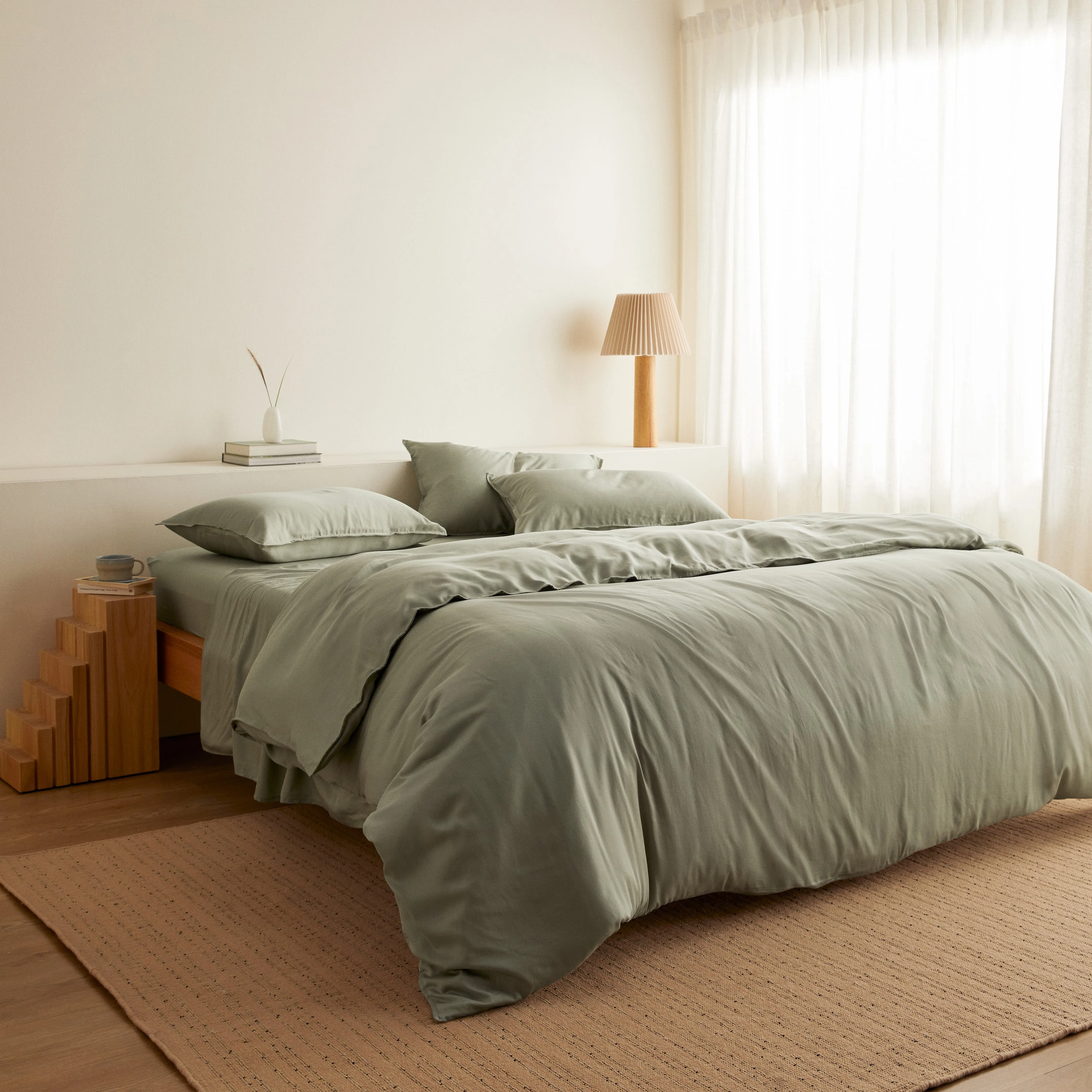 Kane Bamboo - Sage Quilt Cover