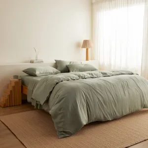Kane Bamboo - Sage Quilt Cover