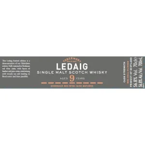 Ledaig 9 Year Old Bordeaux Red Wine Cask Matured