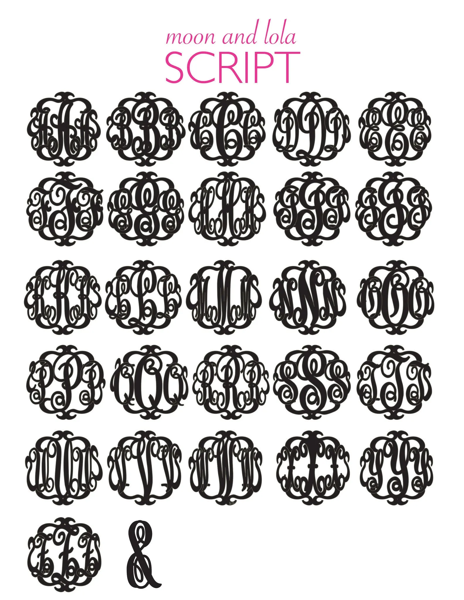 Paris Monogram Earrings (WS)