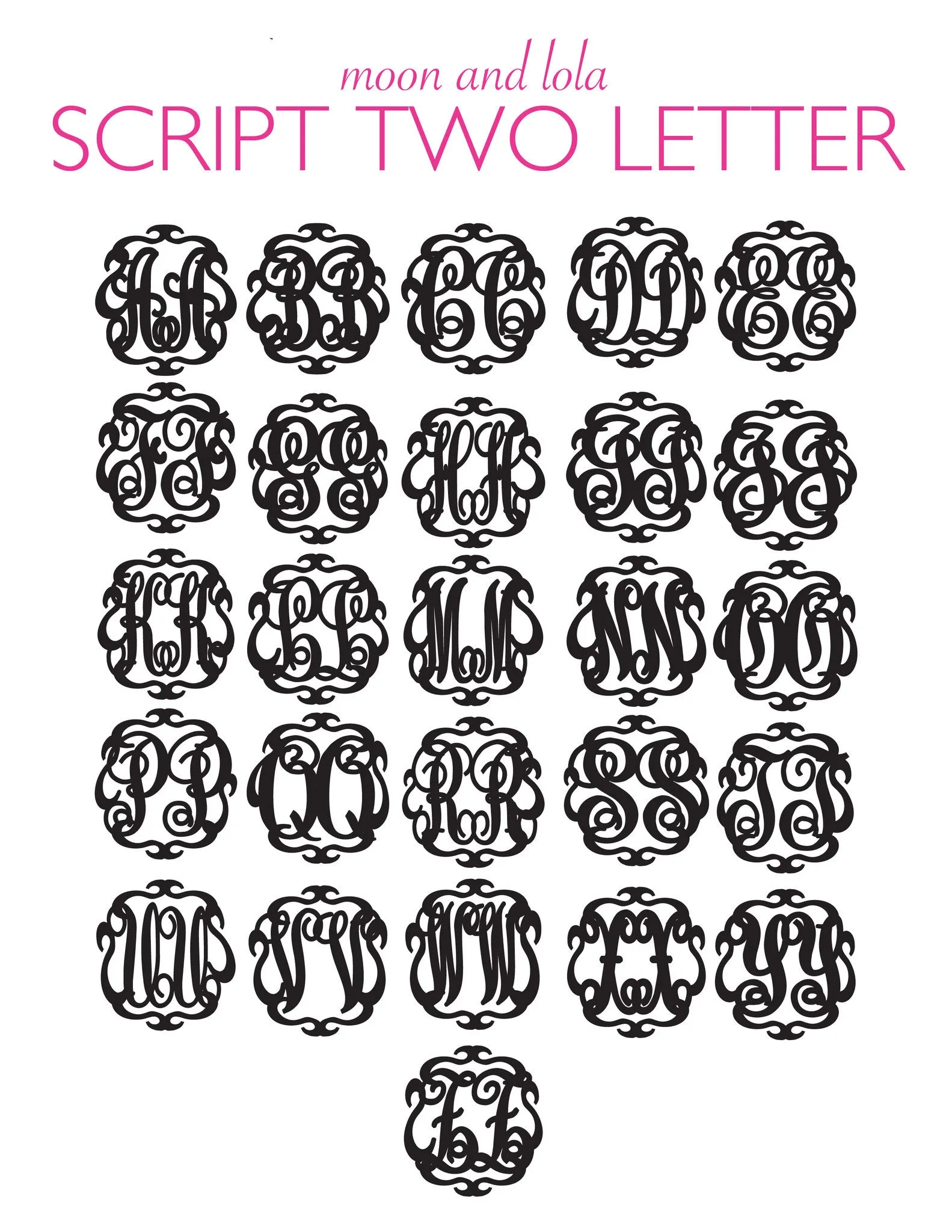 Paris Monogram Earrings (WS)