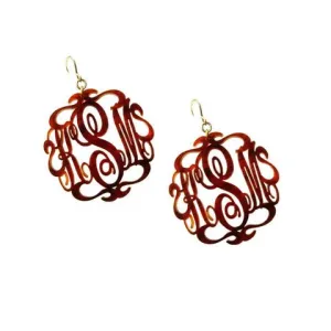 Paris Monogram Earrings (WS)