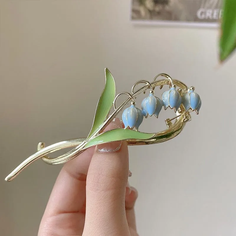 Sweet Bellflower Hair Twist Clip
