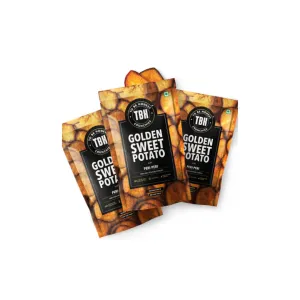 Tbh Golden Sweet Potato 90g (Pack of 3) – Vegan & Healthy Sweet Potato Chips