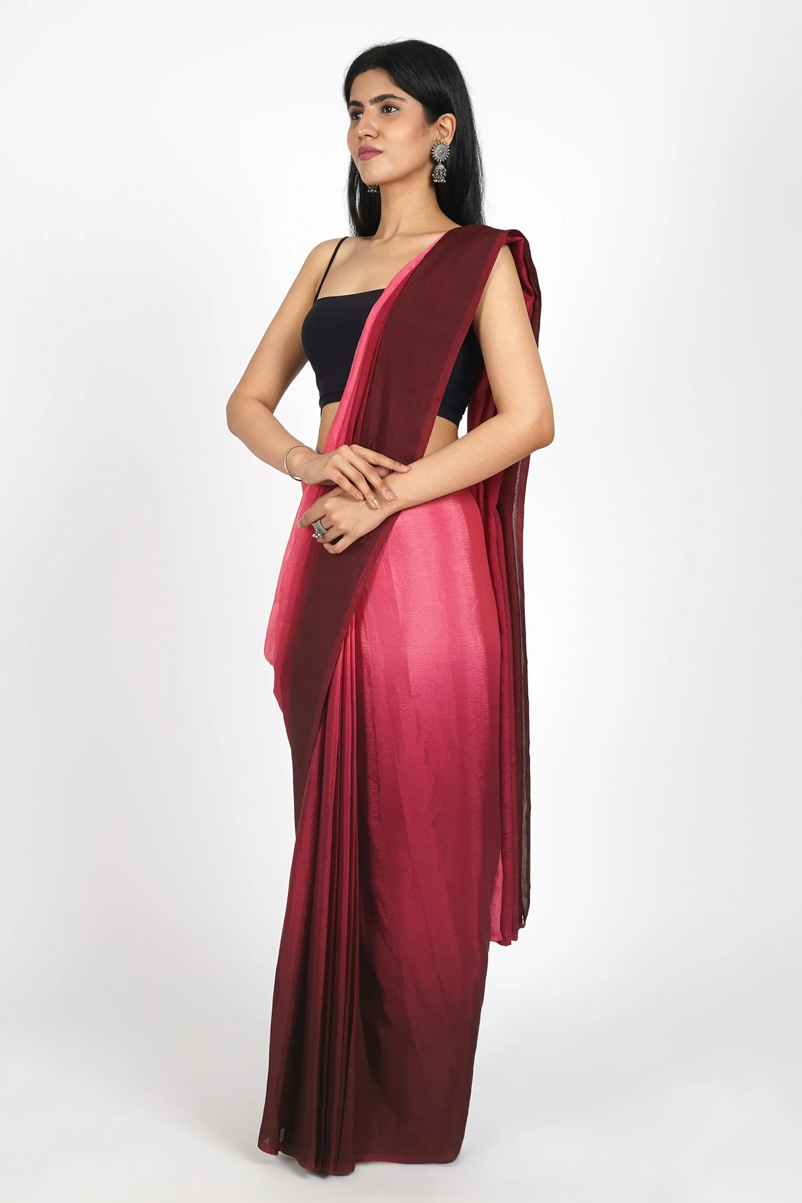 Teejh Ethereal Orchid Pre-Draped Saree