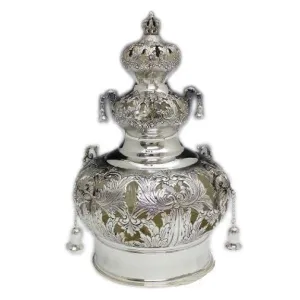 Torah Crown- Triple Layered Floral.