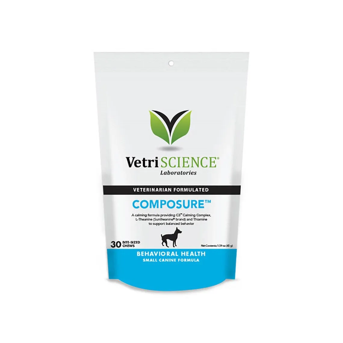 VetriScience Composure Dog Supplement Calming Chews