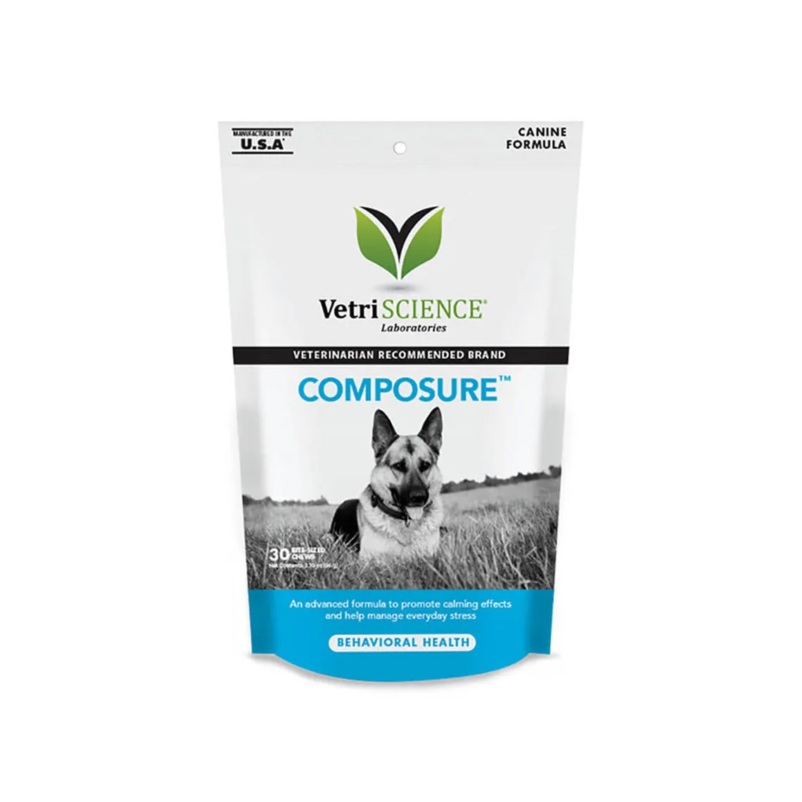 VetriScience Composure Dog Supplement Calming Chews